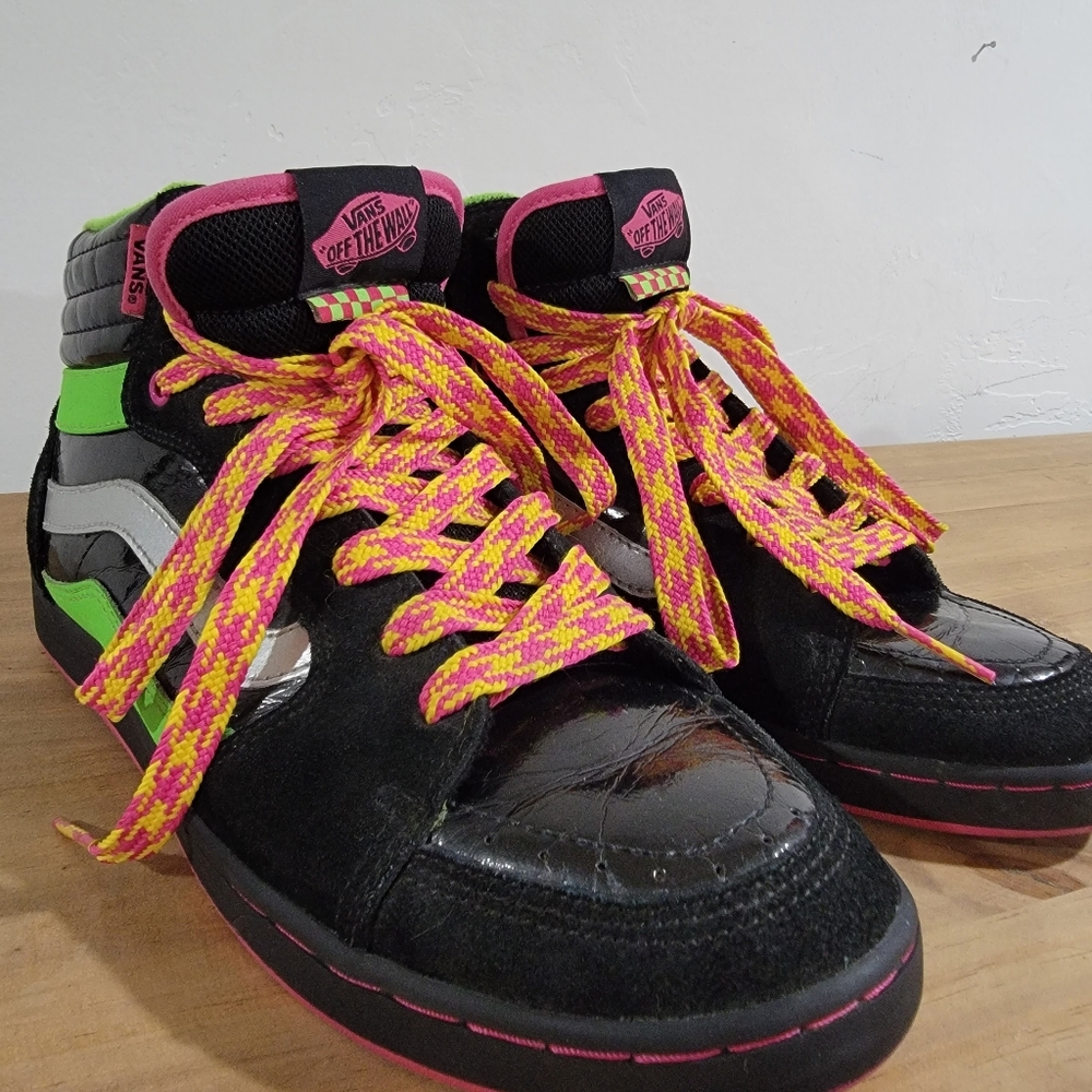 Vans Fourth-Four Hi Tops 80's/90's Style Colorful
